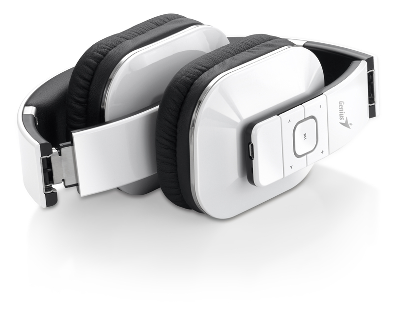 Genius HS-970BT Over Ear Wireless Headset, White